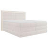 BOXSPRINGBETT 180/200 cm  in Creme  - Creme/Schwarz, Trend, Holz/Holzwerkstoff (180/200cm) - Boxxx