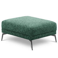 HOCKER SPRING Webstoff Grün  - Schwarz/Grün, Design, Textil/Metall (96/45/80cm) - P & B
