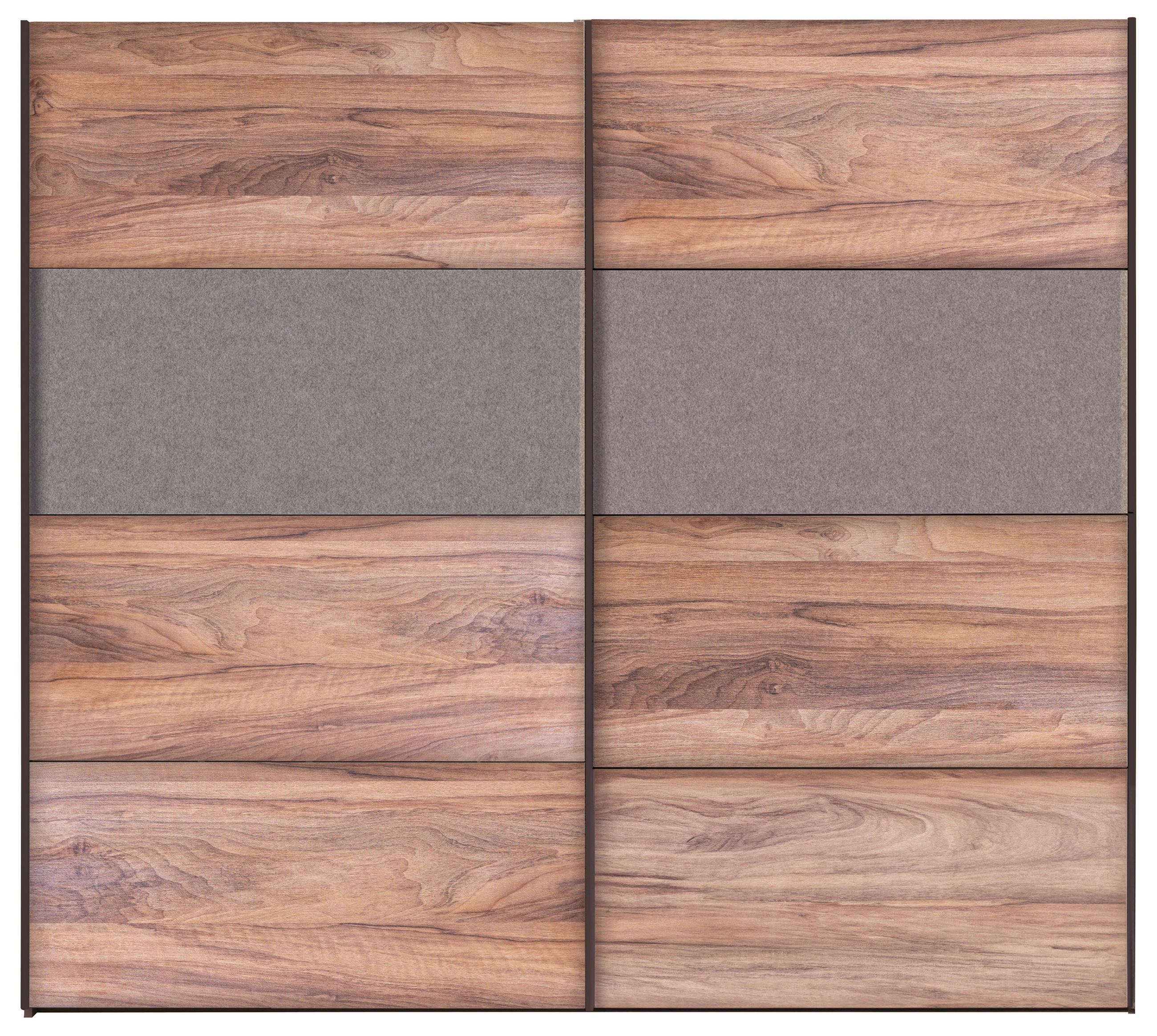 OMARA Z DRSNIMI VRATI,  - Moderno, kovina/leseni material (250/223/60cm) - Hom`in