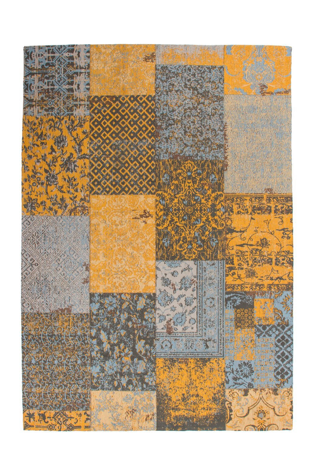 FLACHWEBETEPPICH 200/290 cm Symphony 160 Gold Goldfarben  - Goldfarben, KONVENTIONELL, Textil (200/290cm)