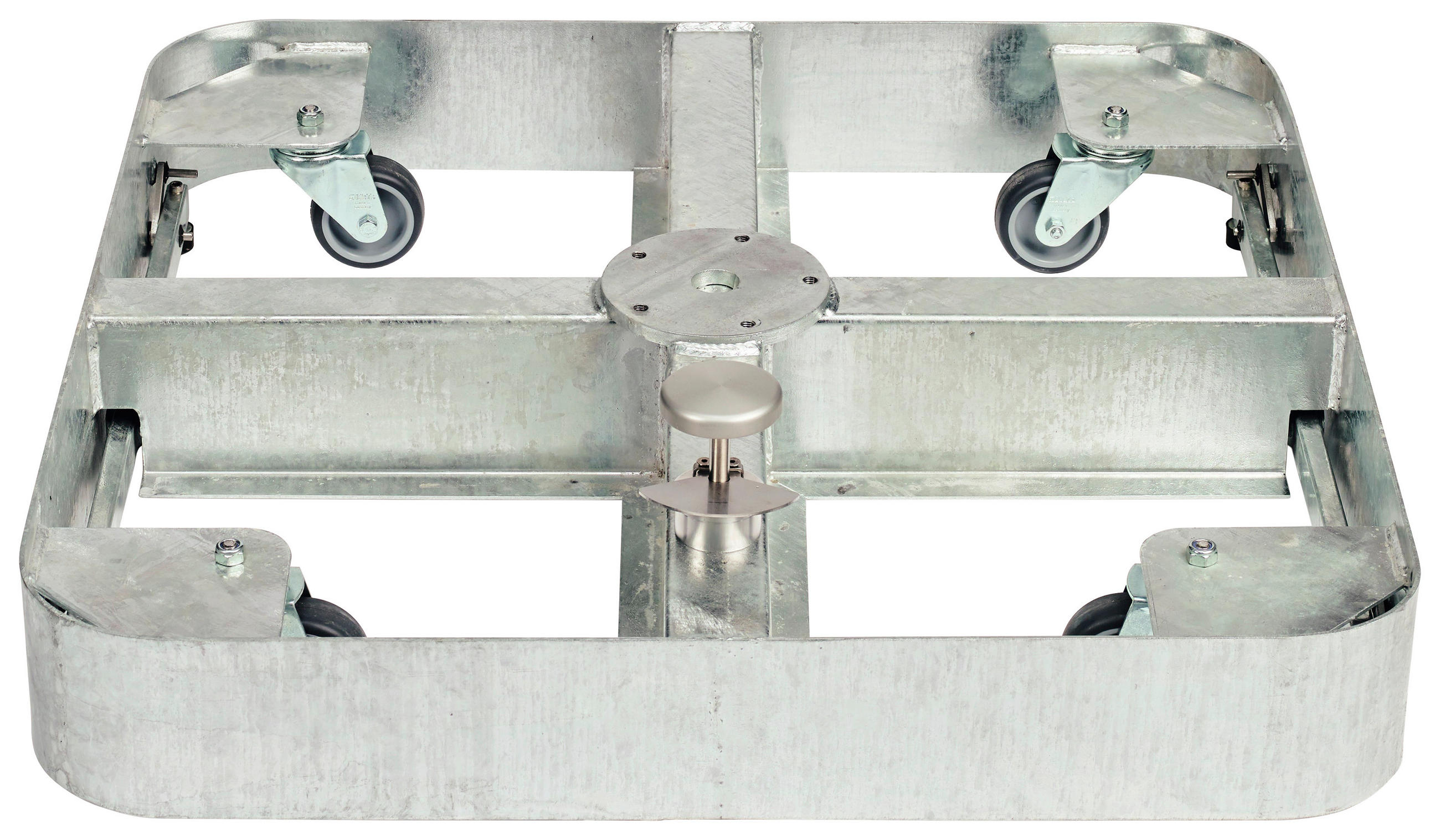SONNENSCHIRMSTÄNDER Grau  - Grau, KONVENTIONELL, Metall (80/14/80cm) - Glatz