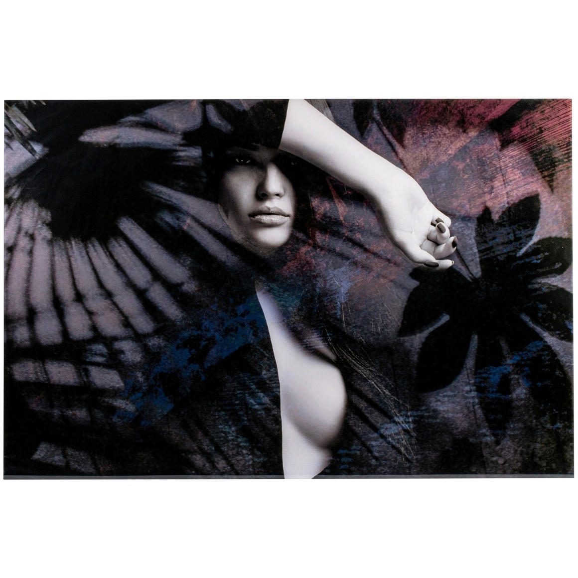 STAKLENA SLIKA    - crno-smeđa, Basics, staklo (150/0.5/100cm)