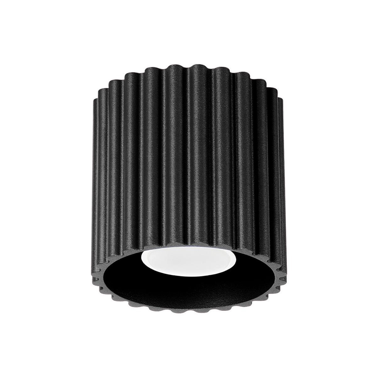 DECKENLEUCHTE 10/10/10 cm   - Schwarz, Design, Metall (10/10/10cm)