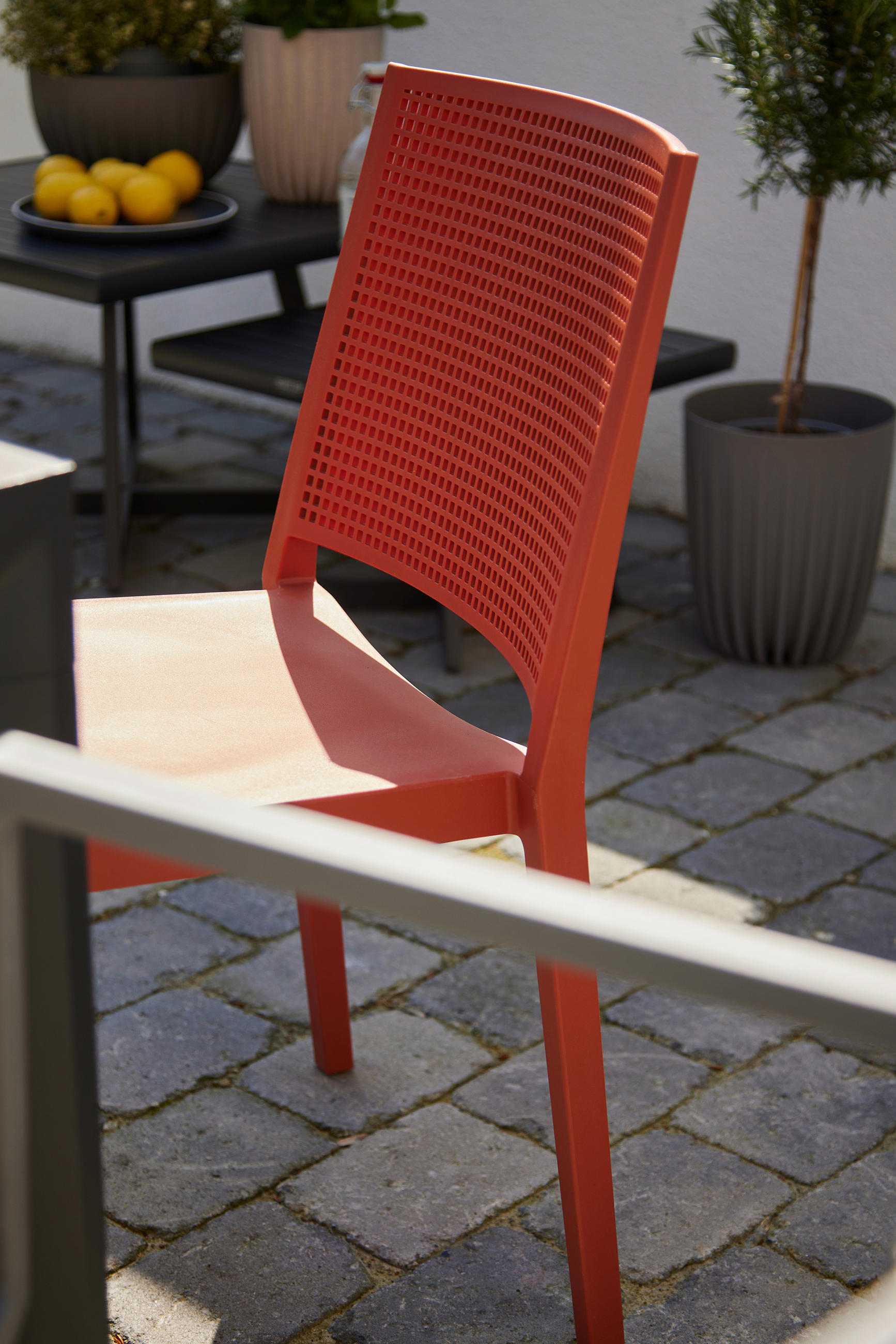 STAPELSTUHL Rot  - Rot, Basics, Kunststoff (46/80/56cm) - Siena Garden