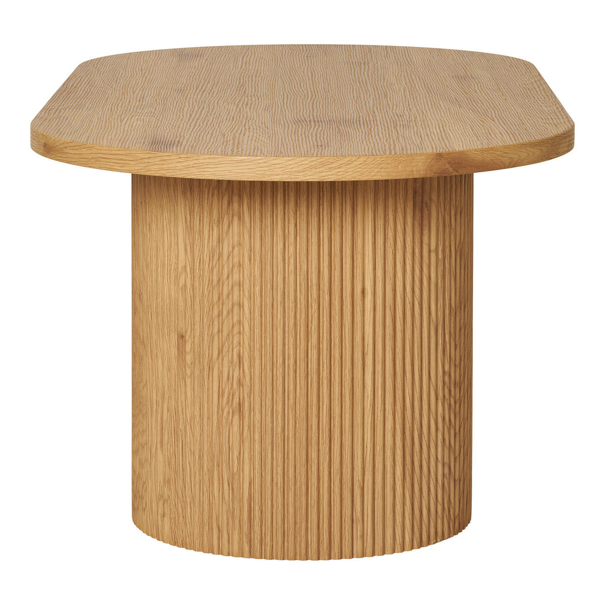 COUCHTISCH Boavista 120/60/45 cm oval Eichefarben  - Eichefarben/Naturfarben, Design, Holzwerkstoff (120/60/45cm) - MID.YOU