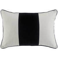 ZIERKISSEN  40/60 cm   - Weiss/Schwarz, Trend, Textil (40/60cm) - Novel