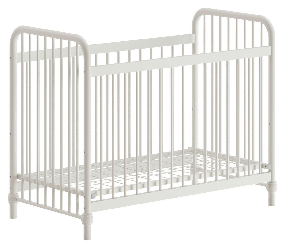 GITTERBETT 60/120 cm  - Weiß, ROMANTIK / LANDHAUS, Metall (60/120cm) - MID.YOU