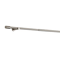 VORHANGSTANGENSET 120 cm  - Seidengrau, Basics, Metall (120cm)
