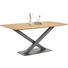 ESSTISCH in Holz, Metall 180/100/77 cm - Eichefarben/Anthrazit, Natur, Holz/Metall (180/100/77cm) - Bert Plantagie ESSTISCH in Holz, Metall 180/100/77 cm - Eichefarben/Anthrazit, Natur, Holz/Metall (180/100/77cm) - Bert Plantagie