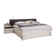 BETTANLAGE 180/200 cm - Lärchefarben/Braun, Design, Textil (180/200cm) - DIETER KNOLL
