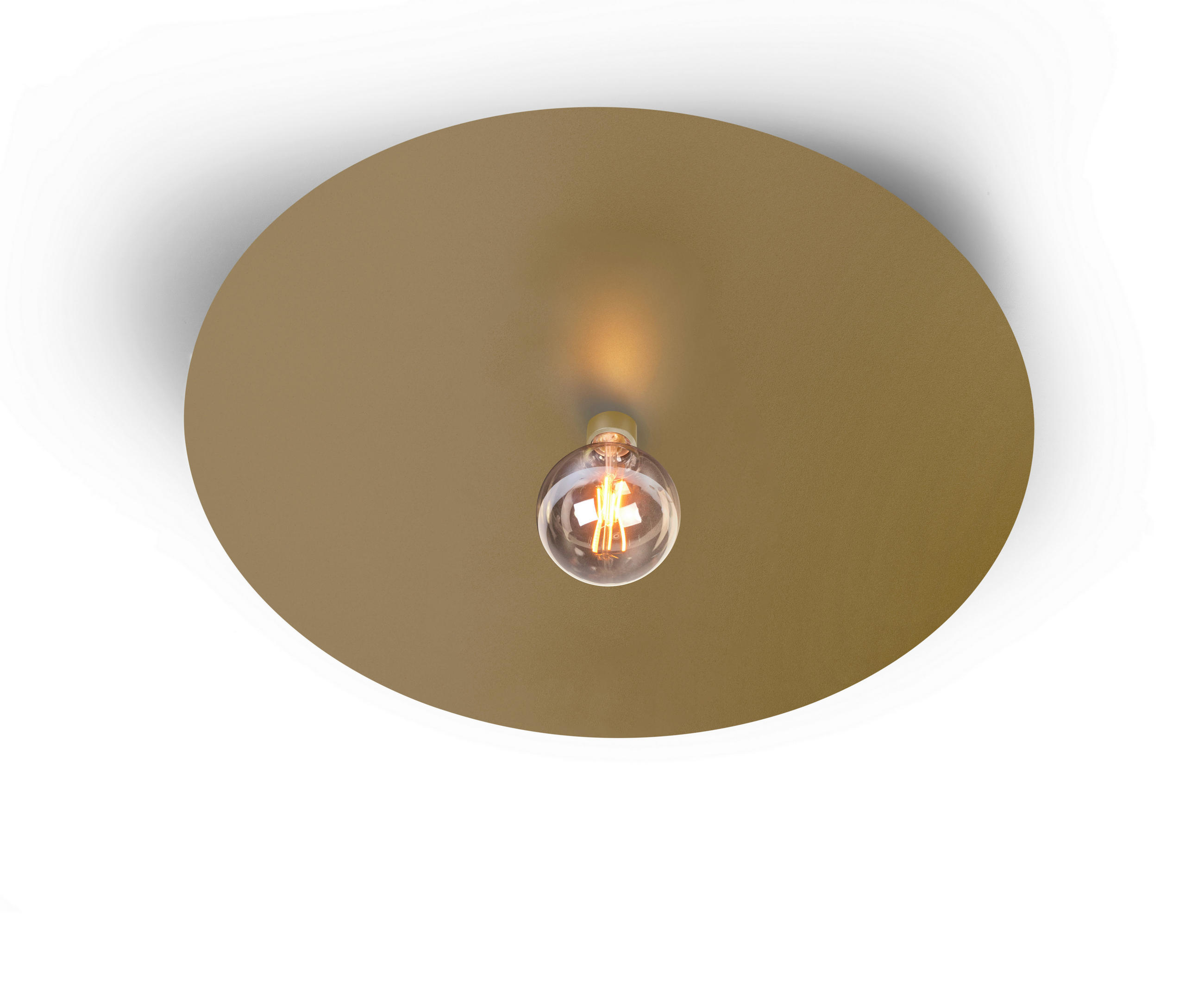 DECKENLEUCHTE Chio 54/6,5 cm   - Goldfarben, Basics, Metall (54/6,5cm) - BOPP