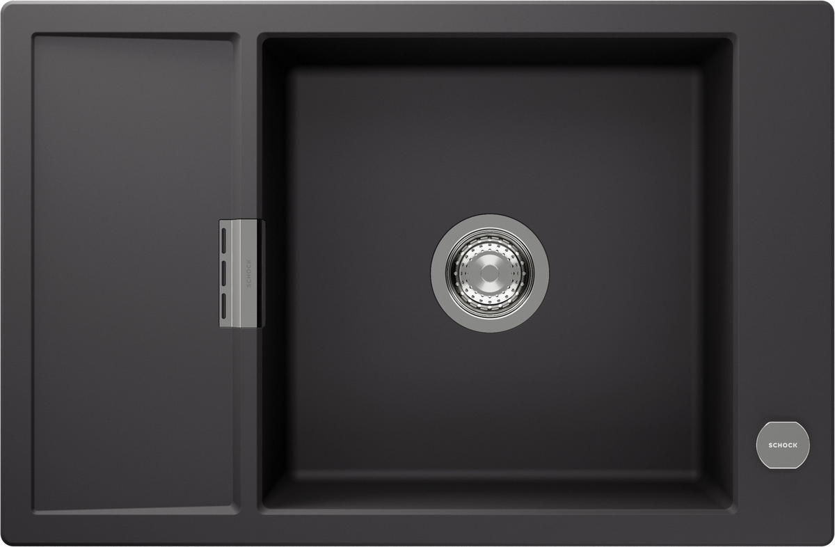 SPÜLE MOND100XSADSK  - Graphitfarben, Basics, Stein (78/30,5/51cm) - Schock