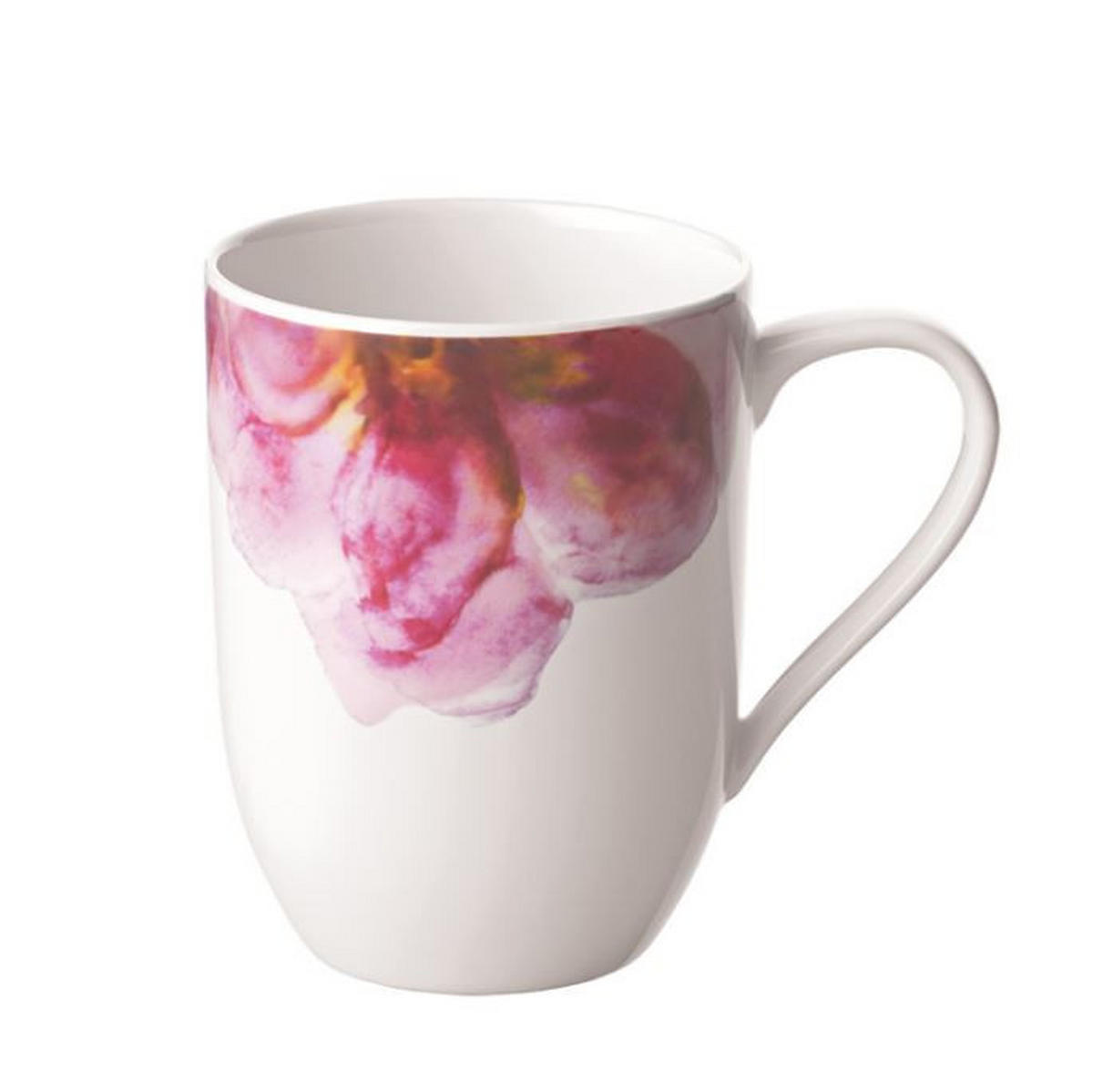 VELIKA ŠALICA ZA KAVU   340 ml  Rose Garden  - bijela/ružičasta, Basics, keramika (340ml) - Villeroy & Boch