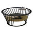 COUCHTISCH in Holz, Metall, Glas - Eichefarben/Schwarz, Natur, Glas/Holz (90/37/90cm) - Voglauer COUCHTISCH in Holz, Metall, Glas - Eichefarben/Schwarz, Natur, Glas/Holz (90/37/90cm) - Voglauer