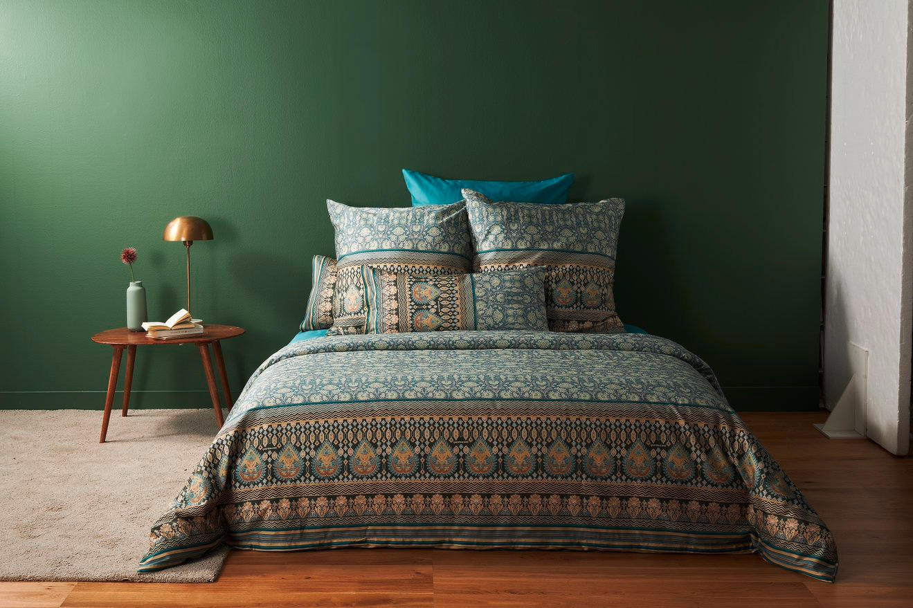 BETTWÄSCHE Mira Satin 200/200 cm - Grün, Basics, Textil (200/200cm) - Bassetti