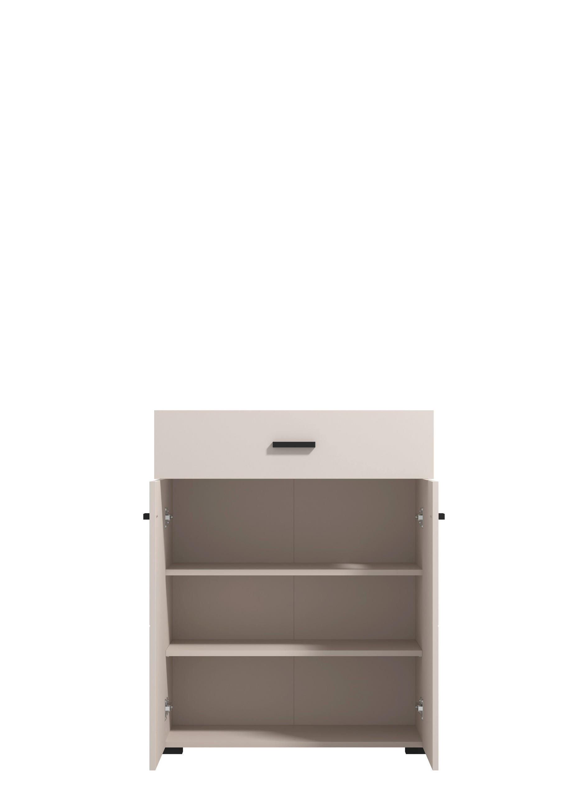 CIPŐSSZEKRÉNY 77/98/35 cm  - kasmír, Basics, faalapú anyag (77/98/35cm) - Xora