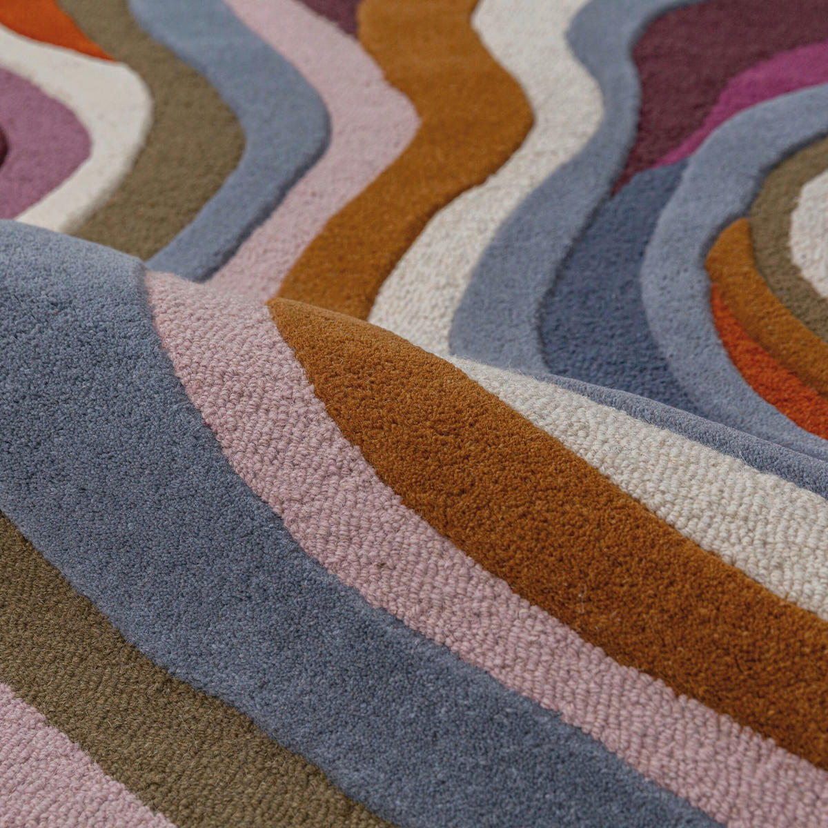 WOLLTEPPICH 200/290 cm Envy Multicolor oval  - Multicolor, Basics, Textil (200/290cm) - Flair Rugs