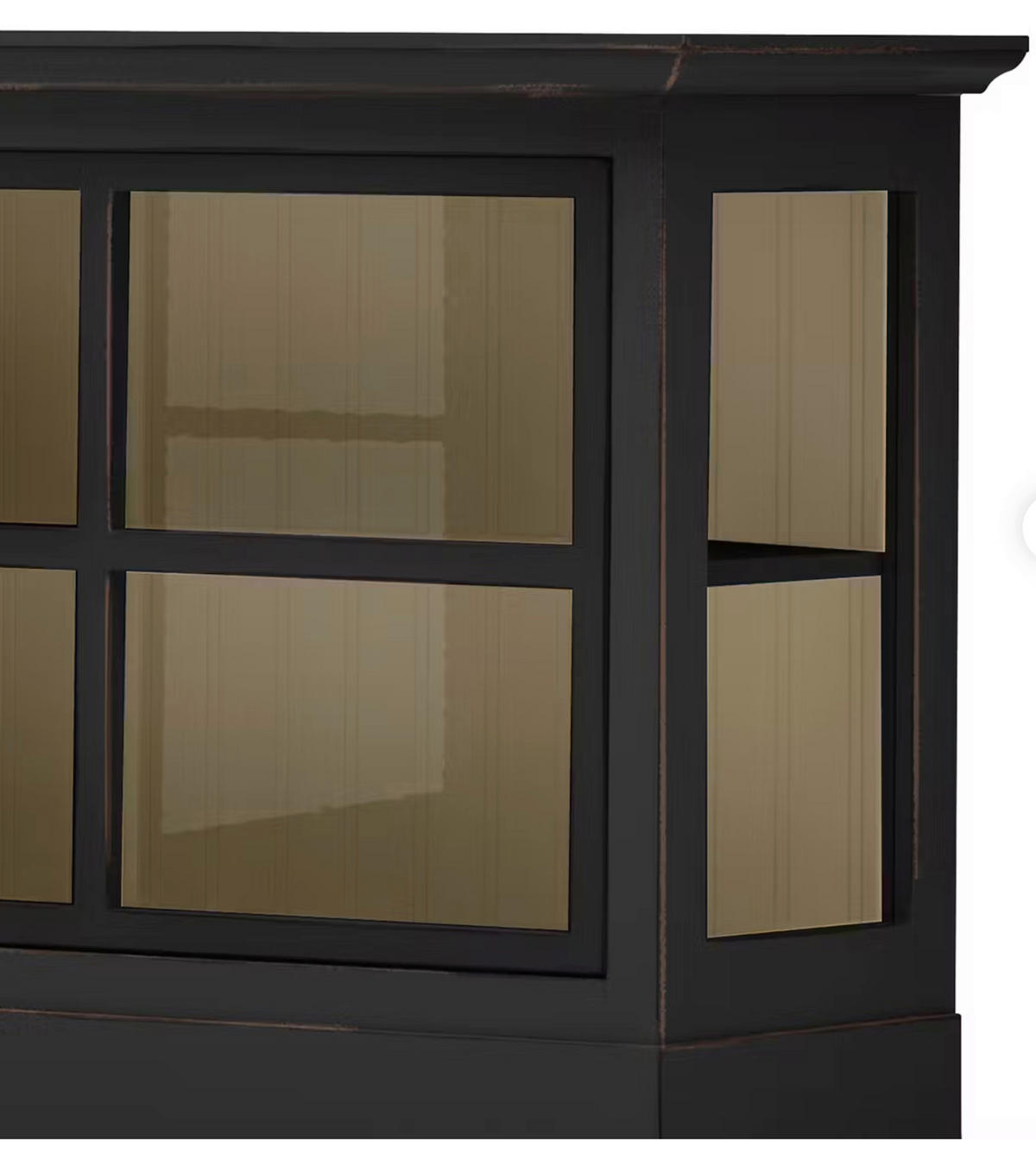 SIDEBOARD UrbanClass  in 190,5/82/49 cm  - Creme/Schwarz, LIFESTYLE, Glas/Holz (190,5/82/49cm) - Livetastic