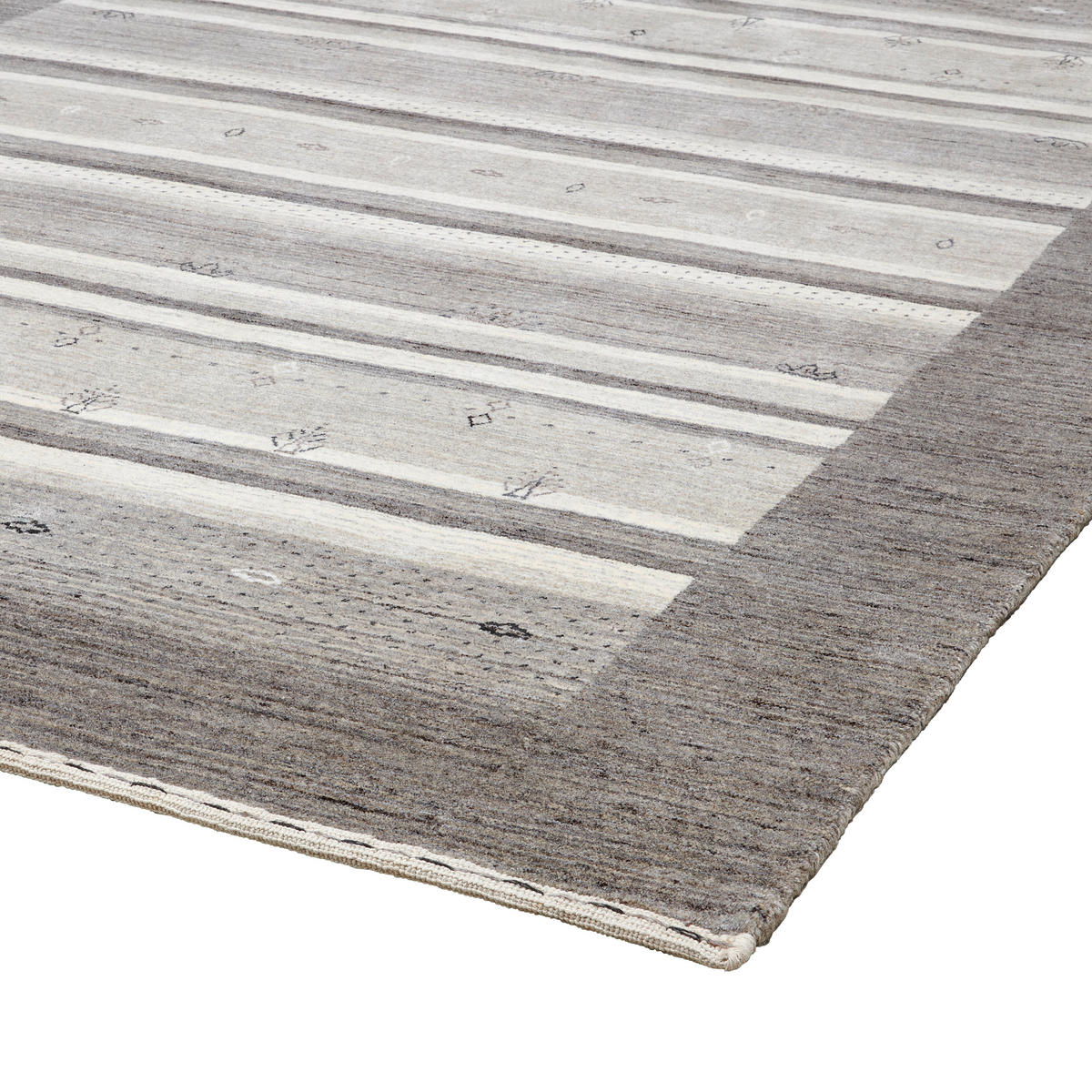 ORIENTTEPPICH 90/160 cm Savannah  - Hellgrau/Grau, Lifestyle, Textil (90/160cm) - Cazaris