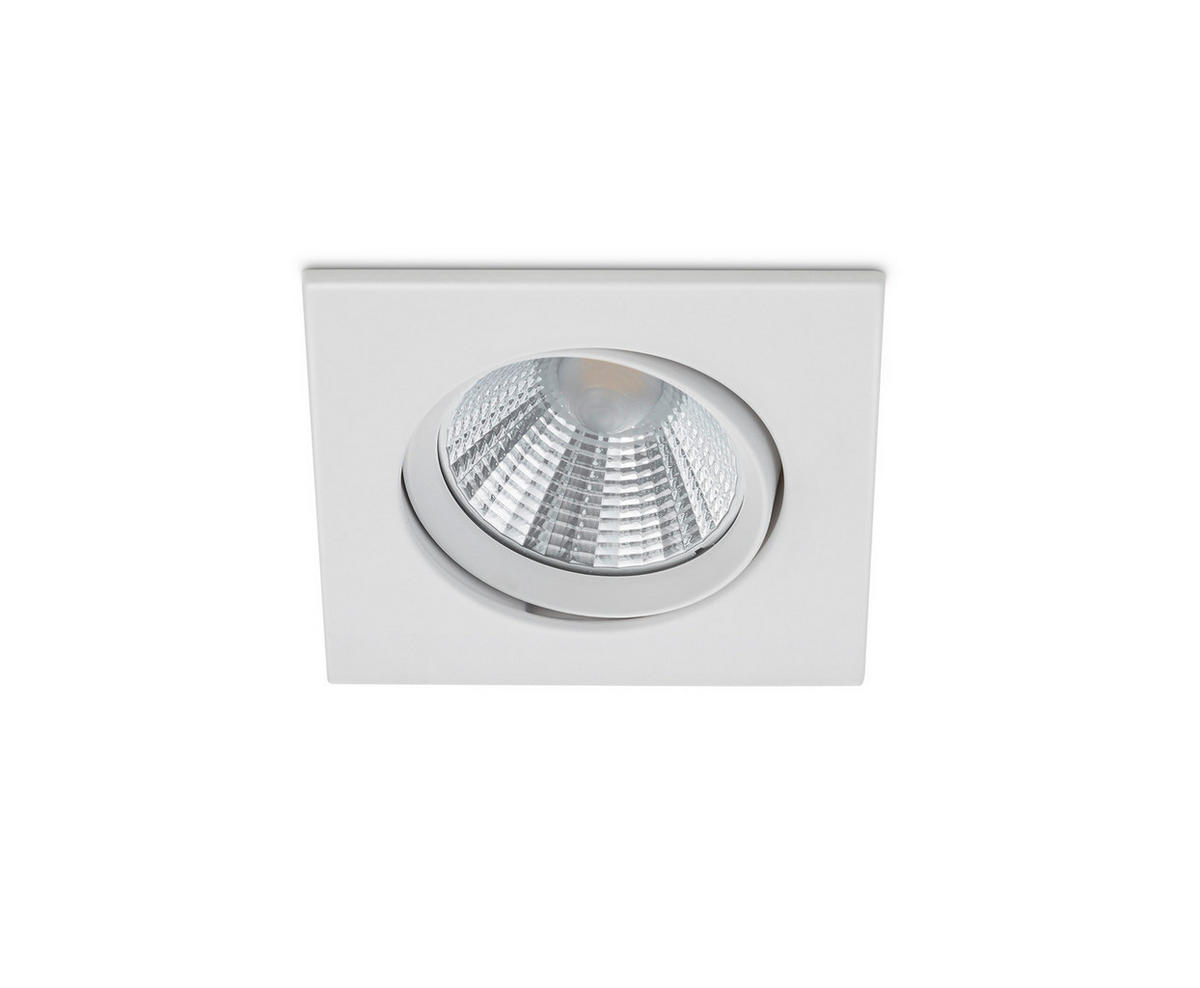 LED-EINBAUSPOT 8,5/8,5/6,8 cm   - Weiß, KONVENTIONELL, Metall (8,5/8,5/6,8cm) - Trio Leuchten