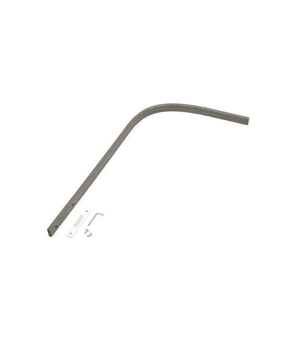 SCHLEIERSTANGE SLEEPI V3  61,5/4,5/0,4 cm  - Dunkelgrau, Basics, Holz (61,5/4,5/0,4cm) - Stokke