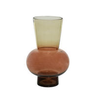 VASE  - Cognac, LIFESTYLE, Glas (16,00/16,00/25,00cm)