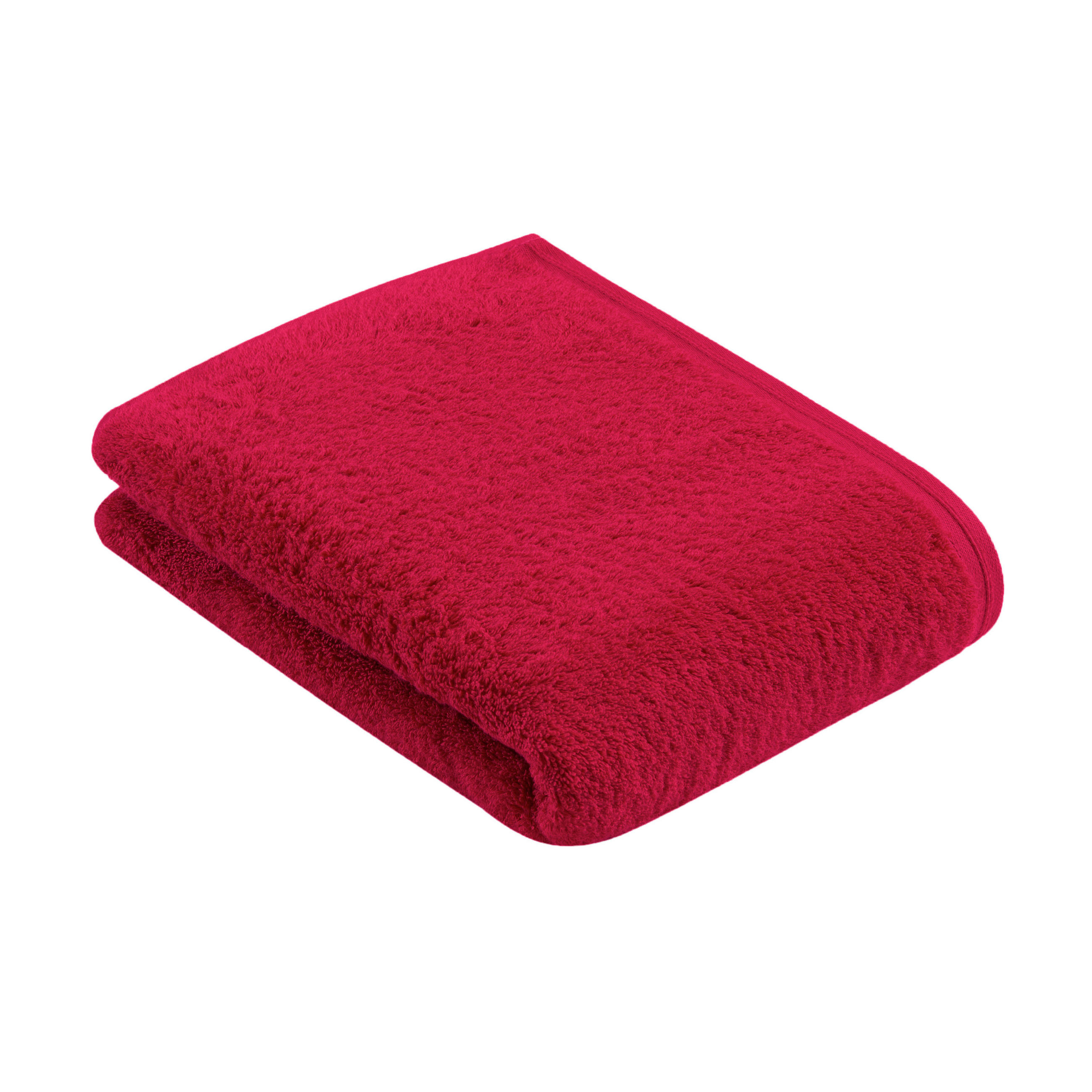 Vossen Duschtuch Vegan Life Rot 67x140 cm