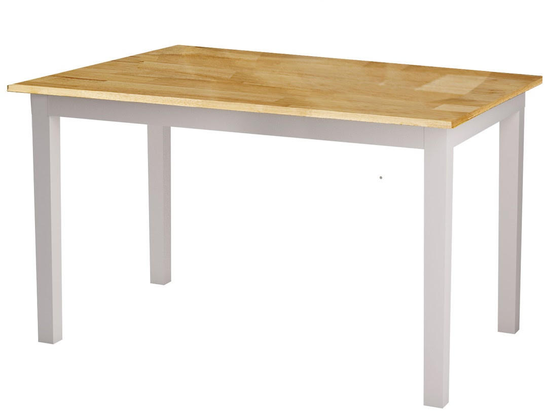 ESSTISCH in Holz, Holzwerkstoff 120/74/75 cm  - Weiß/Kieferfarben, MODERN, Holz/Holzwerkstoff (120/74/75cm) - MID.YOU