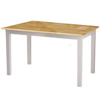 ESSTISCH in Holz, Holzwerkstoff 120/74/75 cm   - Weiß/Kieferfarben, MODERN, Holz/Holzwerkstoff (120/74/75cm) - MID.YOU