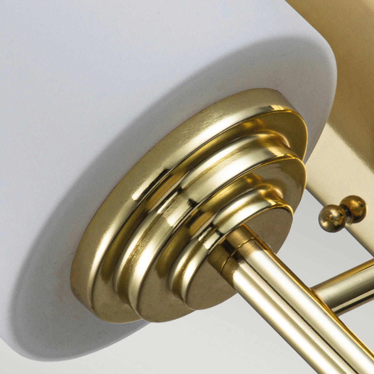 BADEZIMMER-WANDLEUCHTE - Messingfarben, KONVENTIONELL, Glas/Metall (38.1/39.7 /42.2cm) - Elstead Lighting