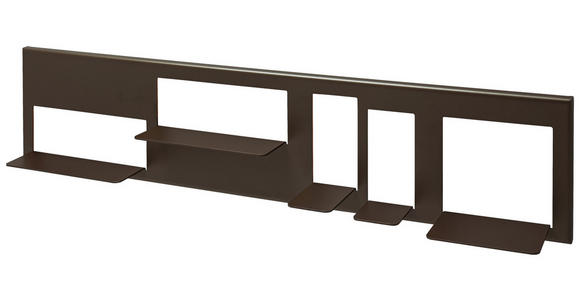 WANDREGAL  180/40/26,5 cm  - Bronzefarben, Design, Metall (180/40/26,5cm) - Novel