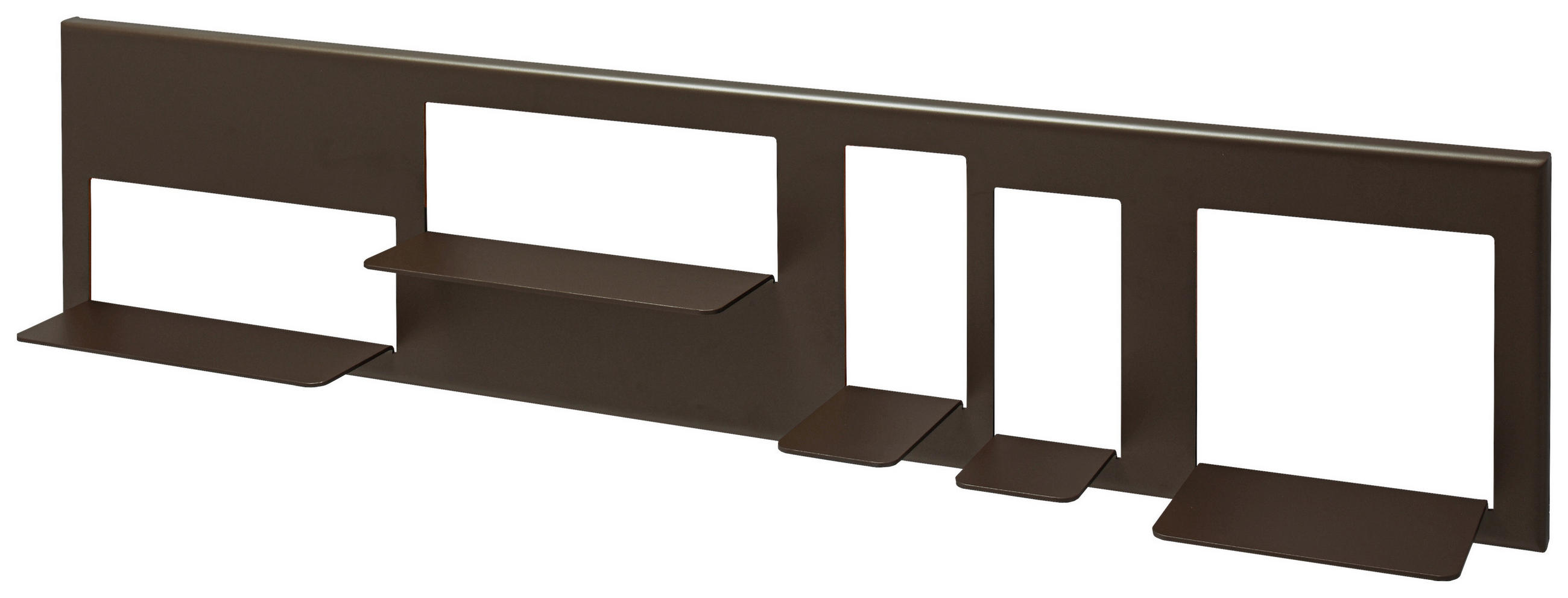 WANDREGAL  180/40/26,5 cm  - Bronzefarben, Design, Metall (180/40/26,5cm) - Novel