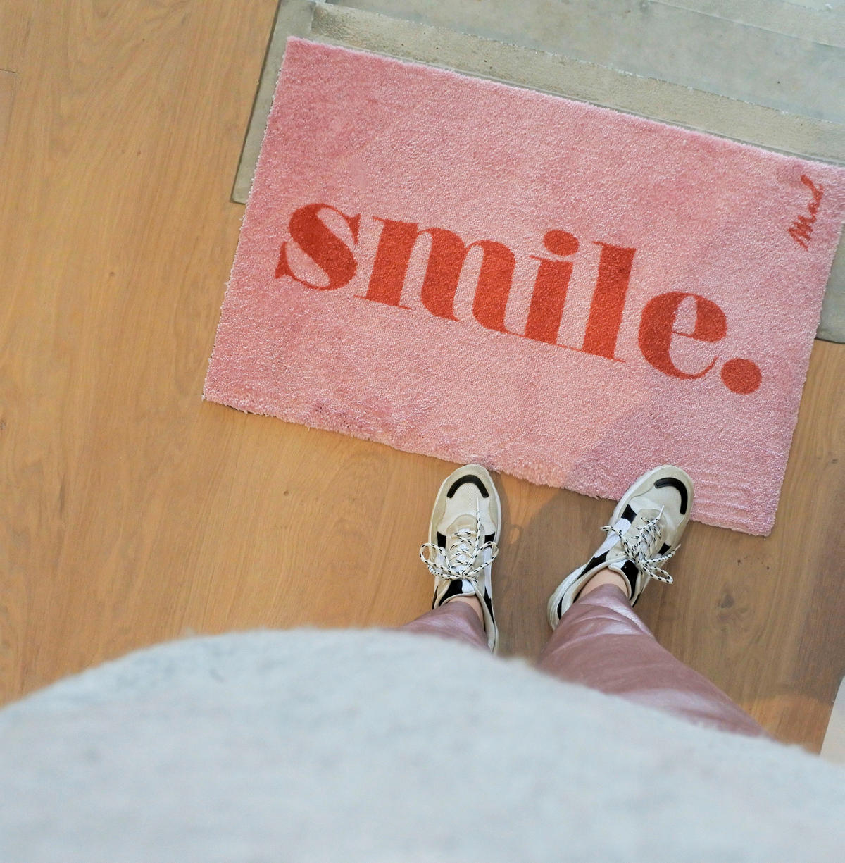 FUßMATTE  50/75 cm  Pink, Hellrosa  - Pink/Hellrosa, Trend, Kunststoff (50/75cm) - madaboutmats