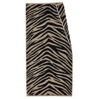 HANDTUCH Schwarz, Beige  - Beige/Schwarz, Trend, Textil (50/100cm) - Dieter Knoll