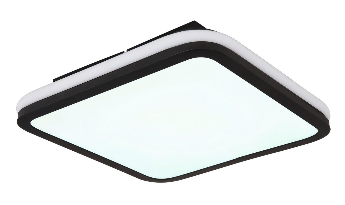 LED SVJETILJKA STROPNA JAXXI  - crna/opalna, Basics, metal/plastika (35,5/35,5/7cm)