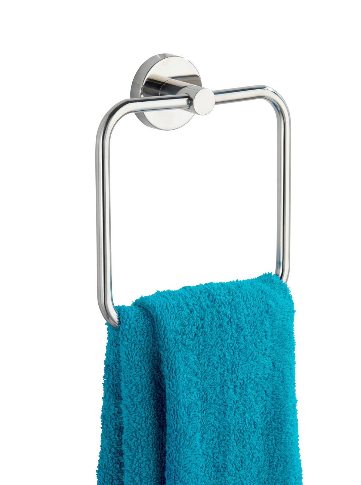 HANDTUCHHALTER Edelstahlfarben  - Edelstahlfarben, Basics, Metall (16/18/5cm) - Wenko