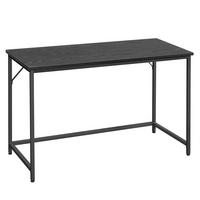 SCHREIBTISCH 120/60/75 cm Schwarz   - Schwarz, Basics, Holzwerkstoff/Metall (120/60/75cm) - Boxxx