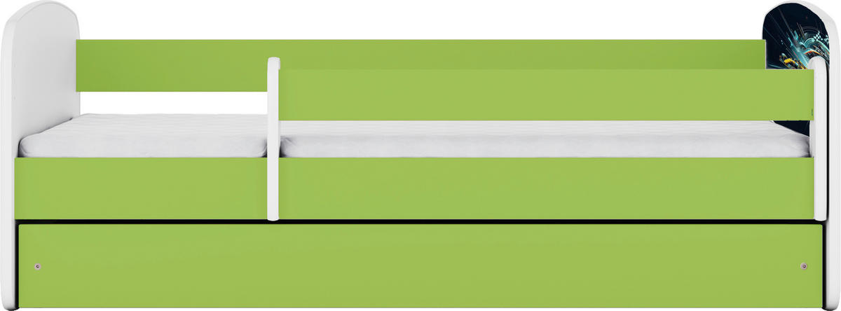 KINDER-/JUNIORBETT - Birkefarben/Weiß, MODERN, Holz/Holzwerkstoff (80/160cm) - MID.YOU