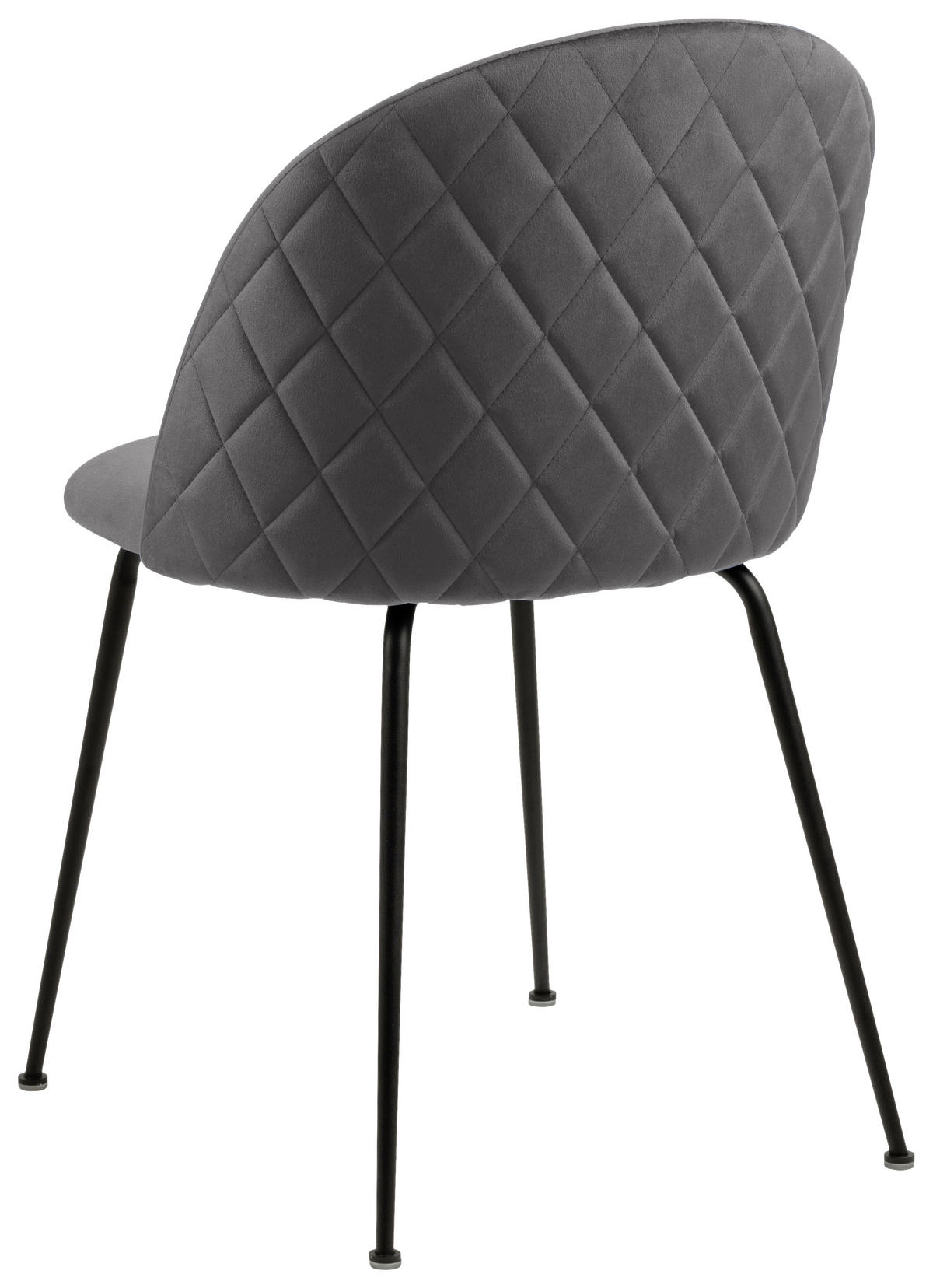 ŽIDLE, tmavě šedá - černá/tmavě šedá, Konvenční, kov/textil (49,5/80,5/54cm) - Ambia Home