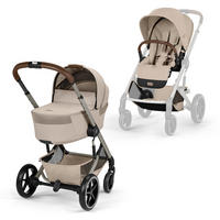 KOMBINIRANA DJEČJA KOLICA  Balios S Lux TPE inkl. Fold-Carrycot  - bež/taupe, Basics, tekstil/metal (87/60/108cm) - cybex GOLD