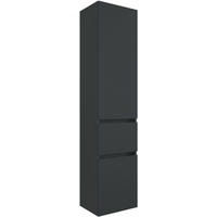 HOCHSCHRANK 40/180/35 cm  - Silberfarben/Grau, Design, Holzwerkstoff/Kunststoff (40/180/35cm) - Held