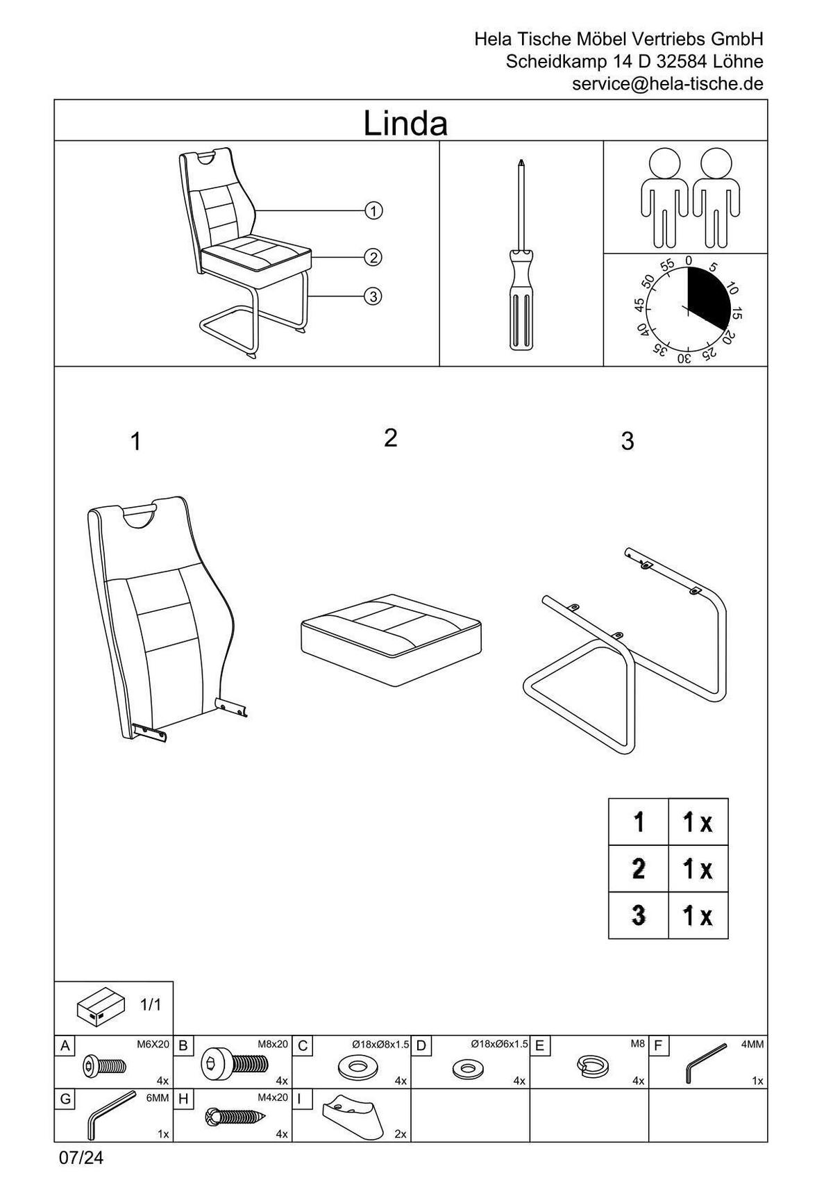 SCHWINGSTUHL-SET 4 Stück  in Stahl Mikrofaser  - Anthrazit/Grau, MODERN, Textil/Metall (44/97/65cm) - MID.YOU