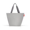SHOPPER 15 L  - Schwarz/Weiß, Basics, Textil (51/30,5/26cm) - Reisenthel