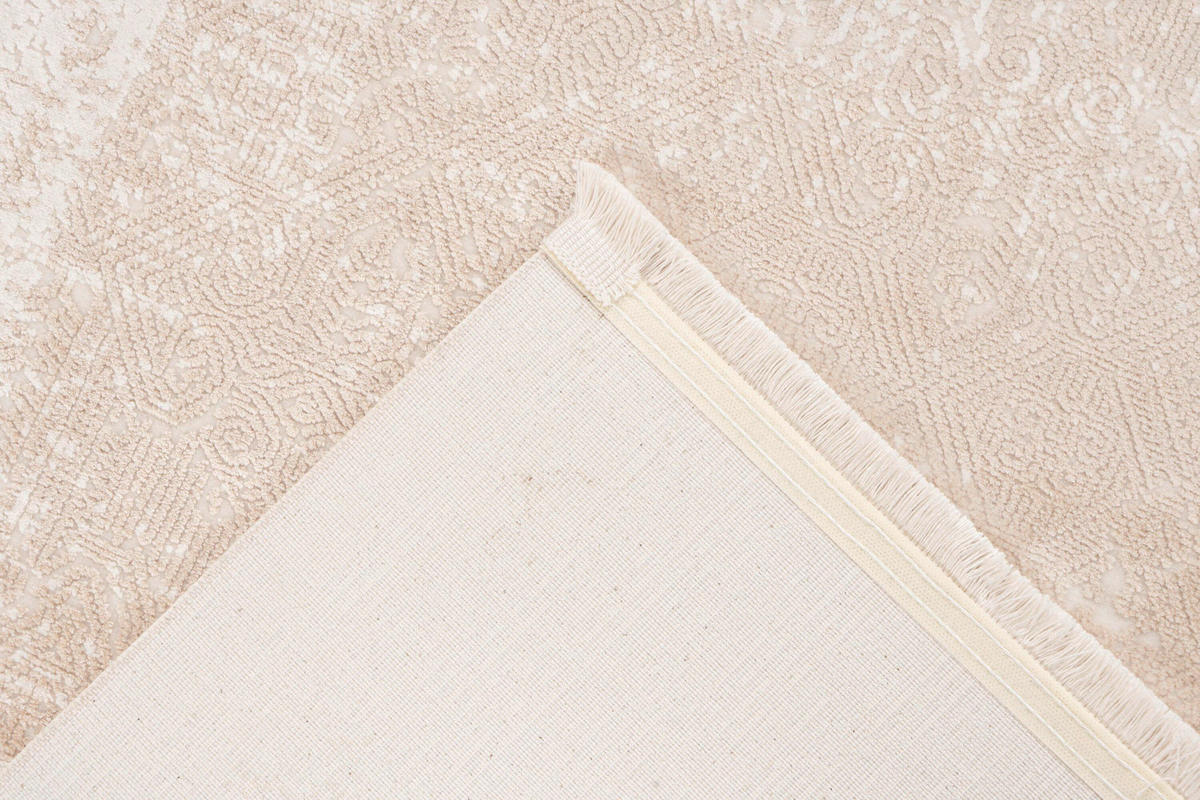 FLACHWEBETEPPICH  Wohnzimmer 120/170 cm Venezia Beige rechteckig  - Beige, LIFESTYLE, Textil (120/170cm) - Batucci