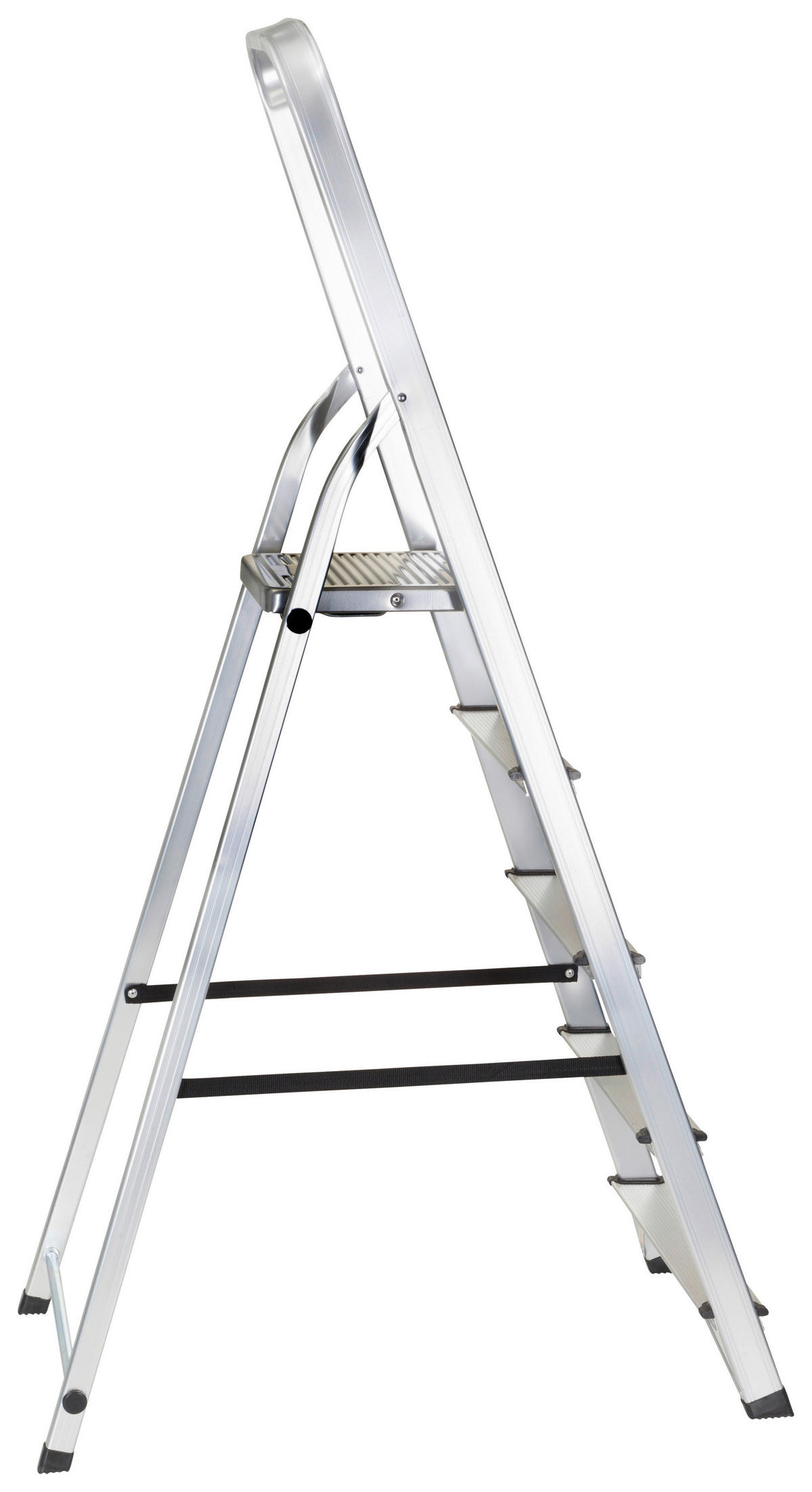 KLAPPTRITTLEITER - Alufarben, Basics, Metall (44/170/12cm) - MID.YOU