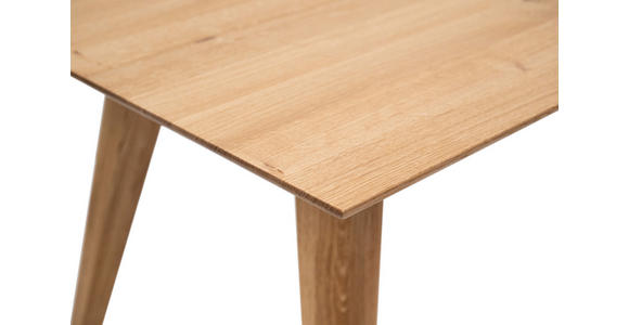 ESSTISCH Eiche massiv rechteckig Eichefarben  - Eichefarben, KONVENTIONELL, Holz (180/90/76cm) - Voleo