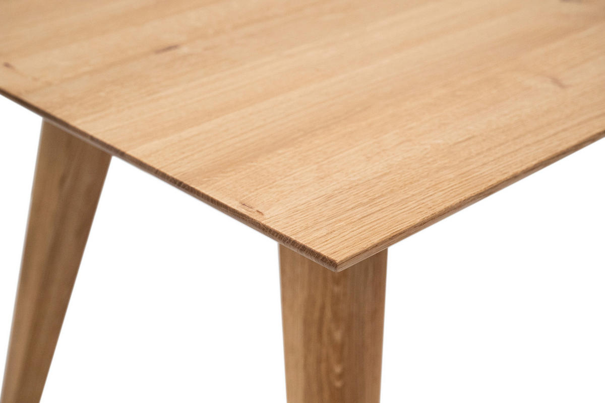 ESSTISCH Eiche massiv rechteckig Eichefarben  - Eichefarben, KONVENTIONELL, Holz (180/90/76cm) - Voleo