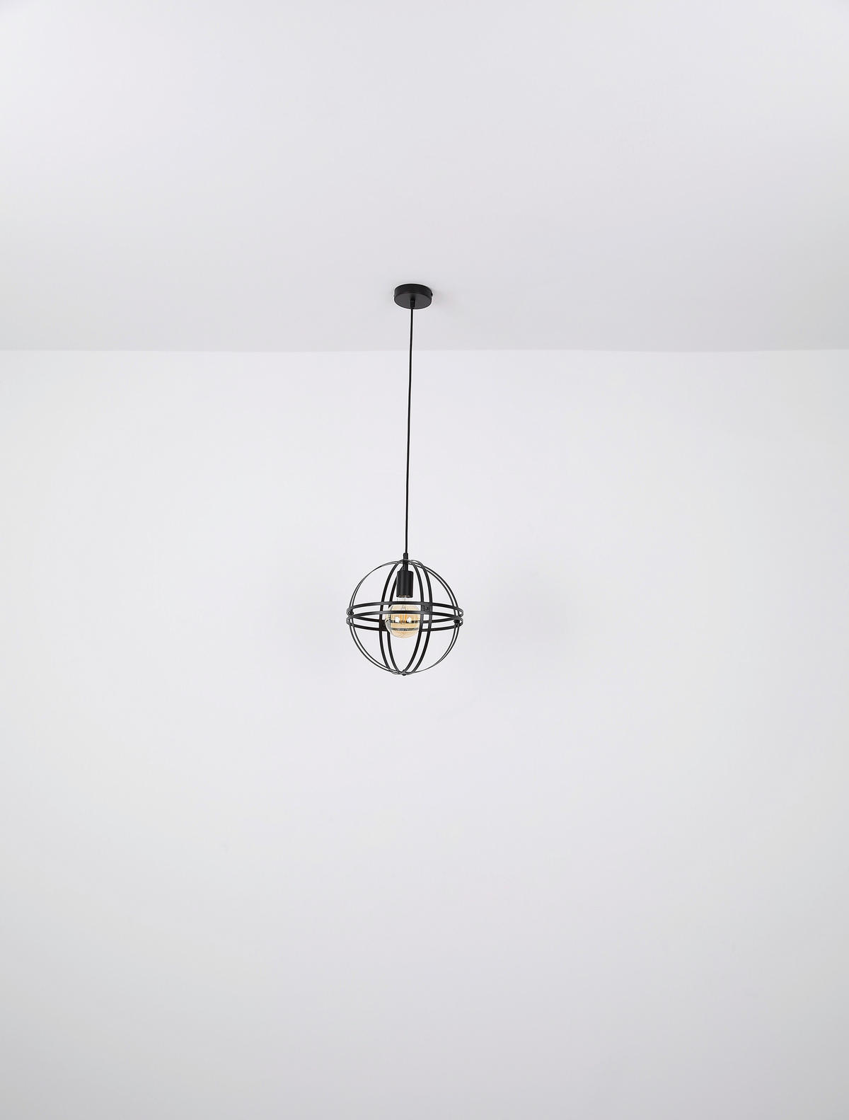 ZÁVĚSNÉ SVÍTIDLO, 40/40/120 cm  - černá, Design, kov (40/40/120cm) - Globo