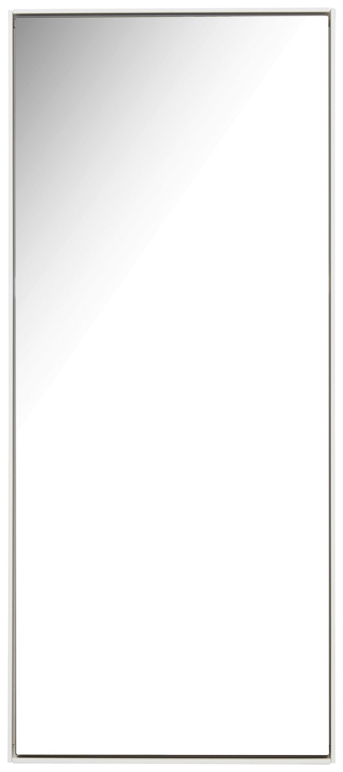 WANDSPIEGEL 51,9/119,5/5,5 cm  - Klar/Weiss, Design, Glas/Holzwerkstoff (51,9/119,5/5,5cm) - Dieter Knoll