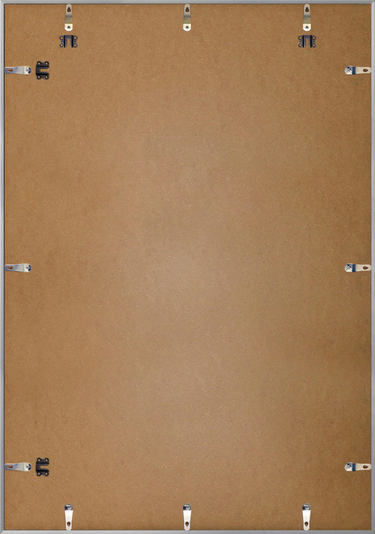 BILDERRAHMEN - Silberfarben, Basics, Papier/Holzwerkstoff (70/100/1,8cm)